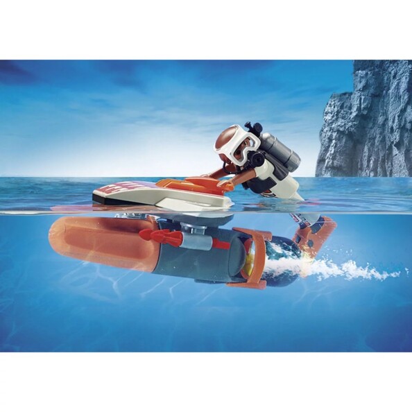 Propulsor submarino con motor Playmobil Top Agents