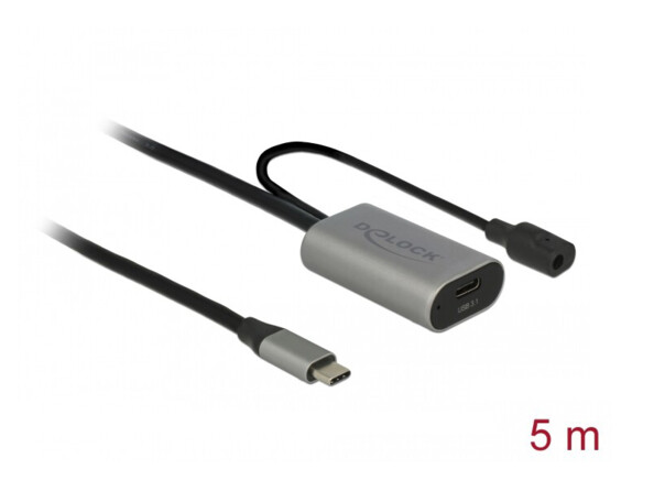 Extensión USB-C 3.1 activa 5 m: conexión a larga distancia