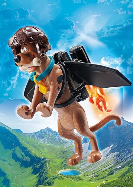 Scooby-Doo con su jetpack