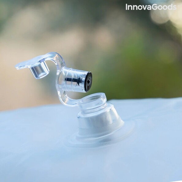 Sillón hinchable con LED para interiores y exteriores