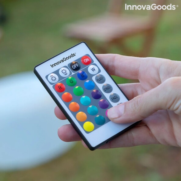 Sillón hinchable con LED para interiores y exteriores