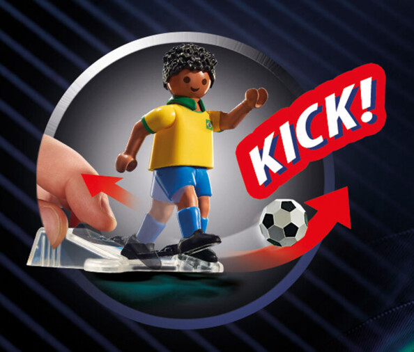 Playmobil Sports & Action : Jugador de fútbol - Brasileño