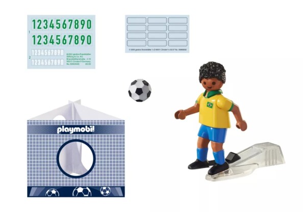 Playmobil Sports & Action : Jugador de fútbol - Brasileño