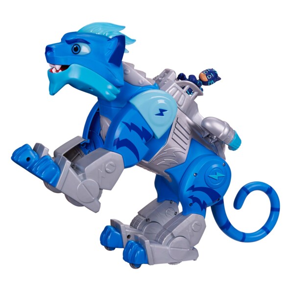 Super gato de combate motorizado de los Pijamasques con efectos sonoros y lumino