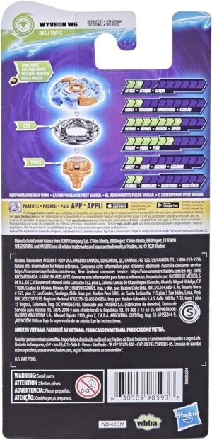 Peonza Beyblade Burst Surge Speedstorm modelo Wywrom W6