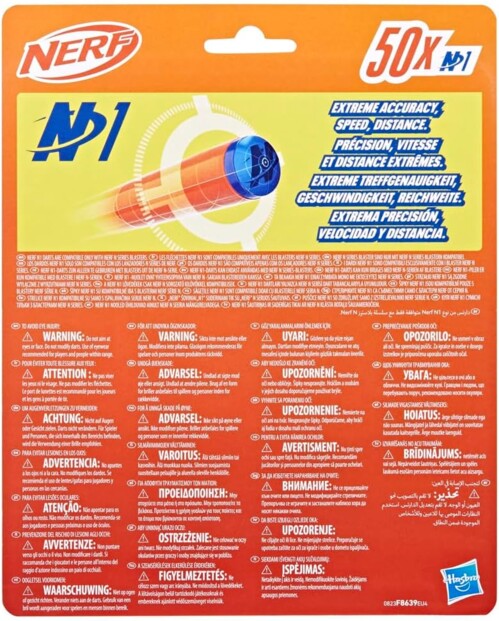 Recarga 50 dardos Nerf N Series N1: acción sin pausas