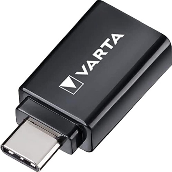 Adaptador Varta 57946 USB A a USB C para carga y sincronización