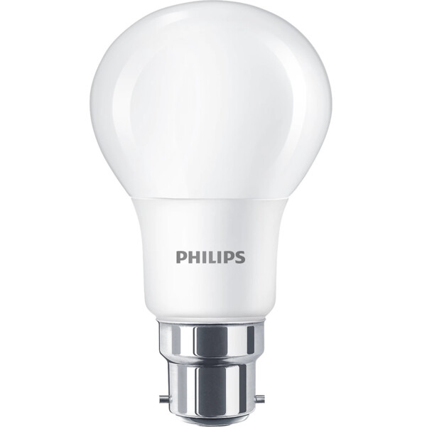 Bombilla LED blanco cálido B22 A60 5,5 W / 470 lm