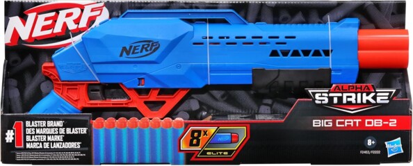 Lanzador de bombeo Nerf Alpha Strike Big Cat DB-2
