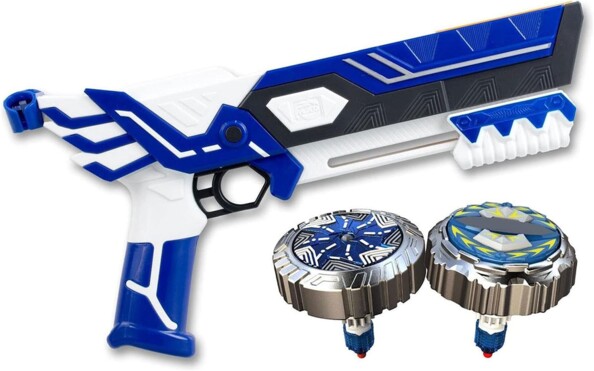 Lanzador doble Spinner Mad – Blaster para 2 peonzas.