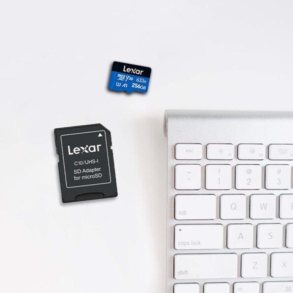 Tarjeta microSD Lexar 256 GB: almacenamiento y velocidad