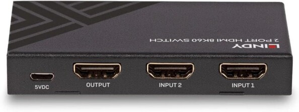 Switch HDMI 8K de 2 puertos para pantalla única