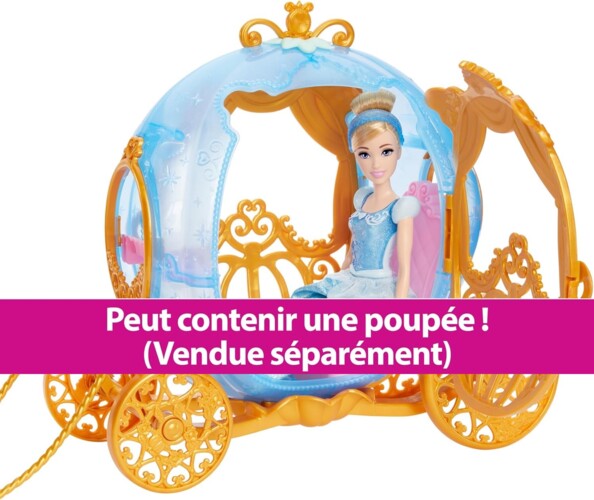 Princesas Disney – El carruaje de Cenicienta y su caballo blanco