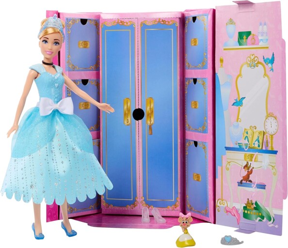 Princesas Disney – Muñeca Cenicienta y sus sorpresas reales