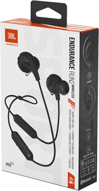 Auriculares deportivos JBL Endurance Run 2 para entrenar con ajuste seguro y son