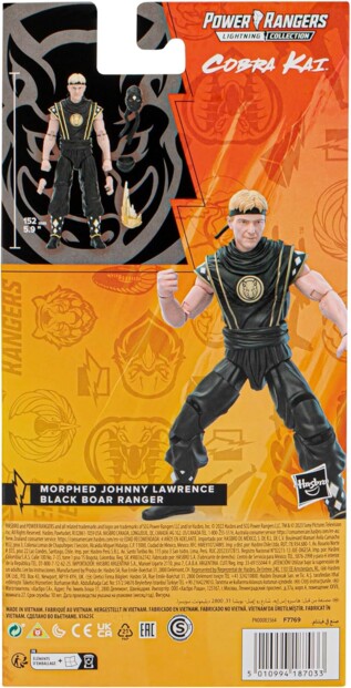 Figura articulada Power Rangers Morphed Johnny Lawrence