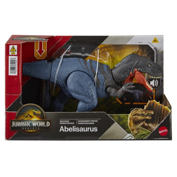 Figurita articulada Abelisaurus para aventuras jurásicas llenas de acción