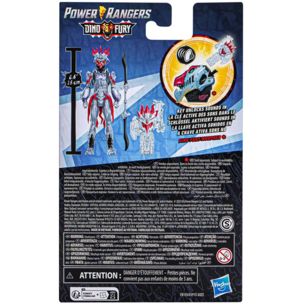 Figura Power Rangers Dino Fury Rey del Vacío