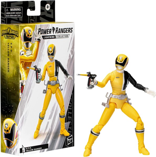 Figura Power Rangers Lightning Collection S.P.D. Ranger Amarilla