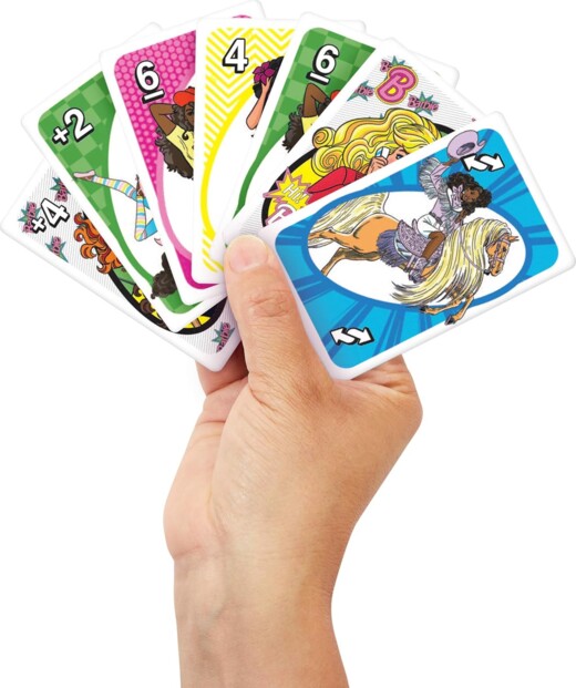 Juego de cartas UNO Barbie para 2 a 10 jugadores