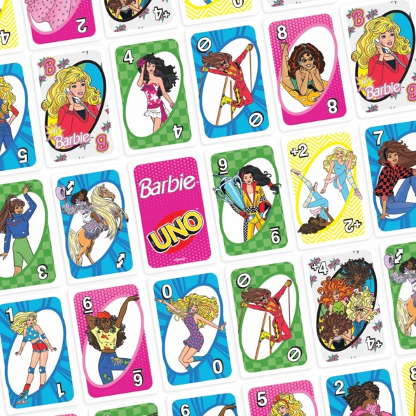 Juego de cartas UNO Barbie para 2 a 10 jugadores