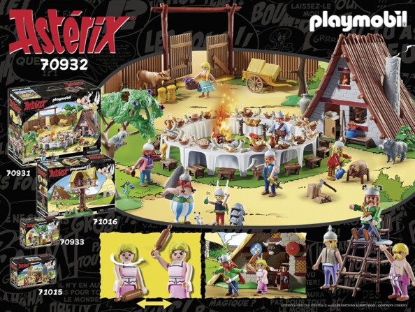 Set Playmobil Astérix con la cabaña del jefe Abraracúrcix