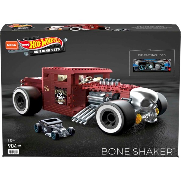MEGA Construx Hot Wheels Coche Bone Shaker Formato XL