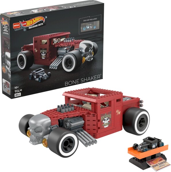 MEGA Construx Hot Wheels Coche Bone Shaker Formato XL