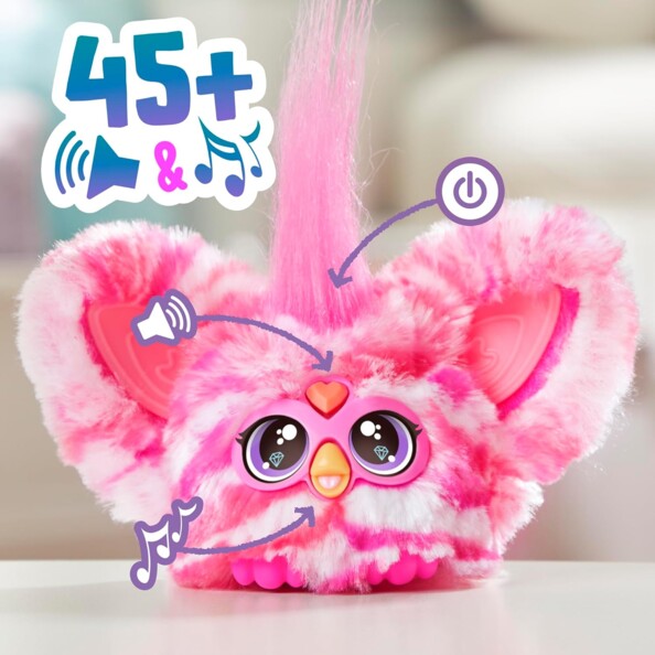 Mini peluche interactivo Furby Furblets Bub-Lee