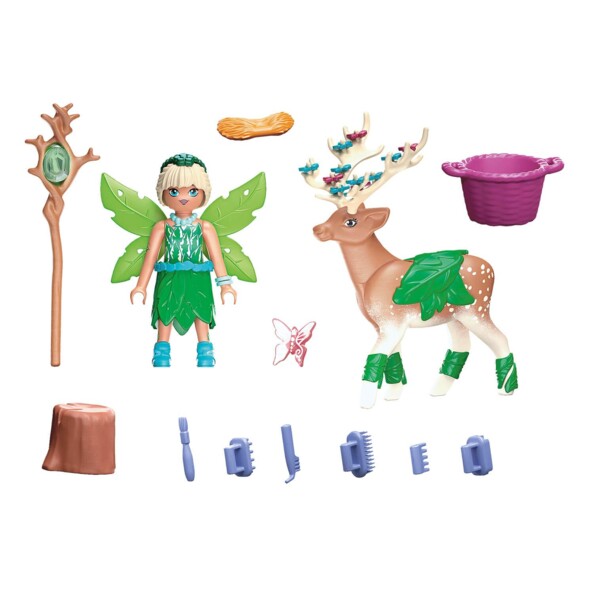 Playmobil Ayuma – Hada del Bosque con su animal tótem