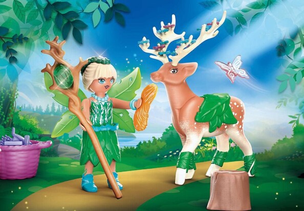 Playmobil Ayuma – Hada del Bosque con su animal tótem