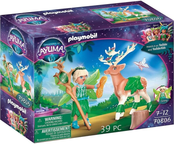 Playmobil Ayuma – Hada del Bosque con su animal tótem