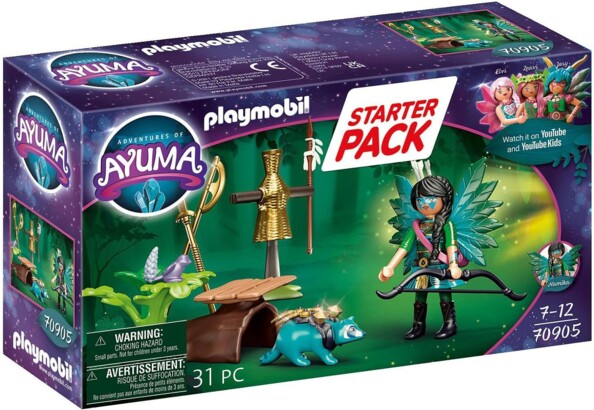 PLAYMOBIL Ayuma Starter Pack 70905 Knight Fairy con mapache
