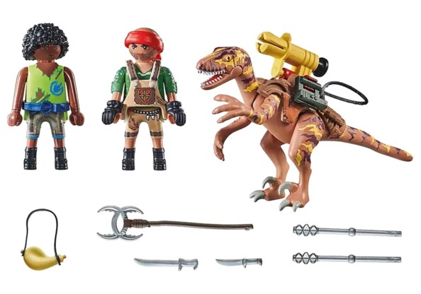 Playmobil Dino Rise – Deinonychus y Guerreros