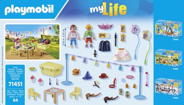 PLAYMOBIL 71451 Fiesta de disfraces con niños y accesorios