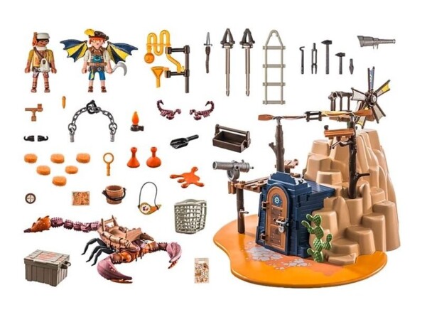 Playmobil Novelmore – Sal'ahari Sands – Base secreta con escorpión gigante