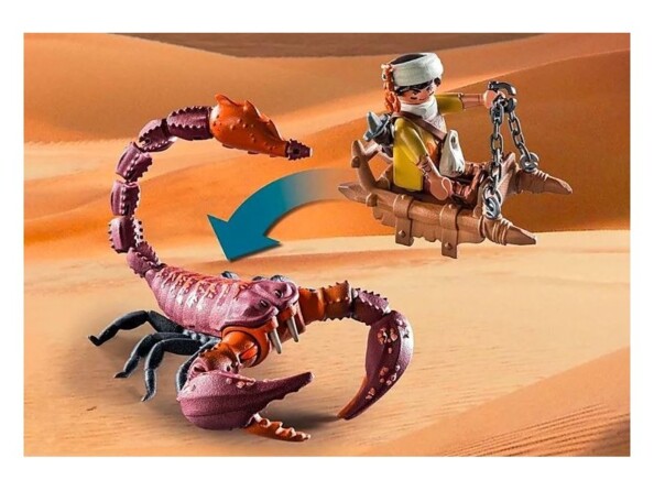 Playmobil Novelmore – Sal'ahari Sands – Base secreta con escorpión gigante