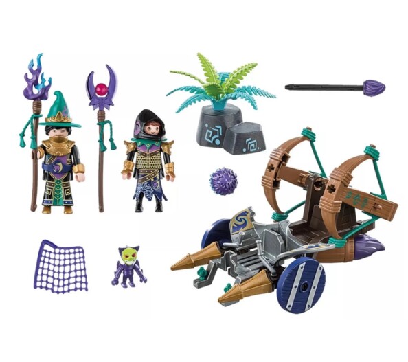 Playmobil Novelmore Violet Vale – Vehículo con catapulta