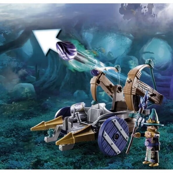 Playmobil Novelmore Violet Vale – Vehículo con catapulta