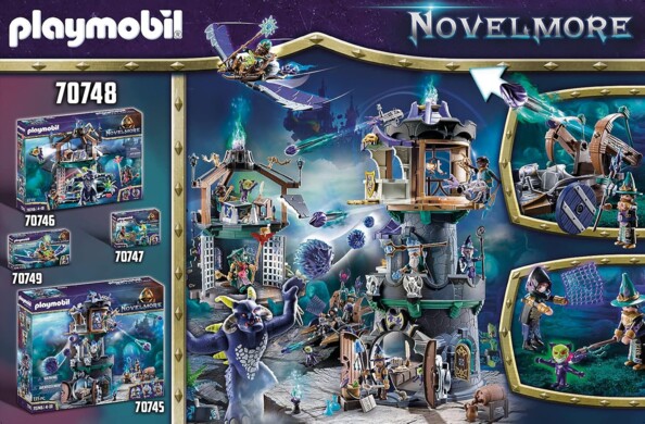Playmobil Novelmore Violet Vale – Vehículo con catapulta