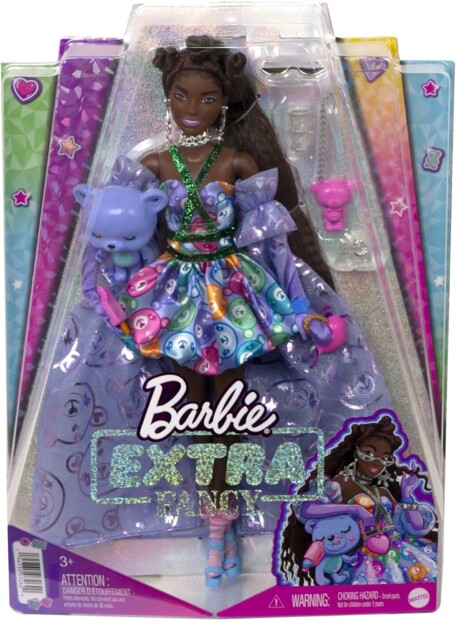 Muñeca Barbie Extra Fancy de Mattel con su osito