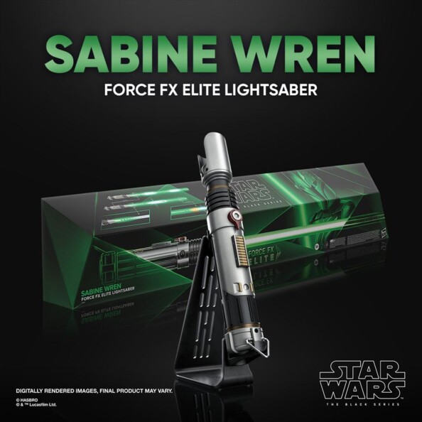 Sable láser electrónico de colección Force FX Elite de Sabine Wren – Star Wars