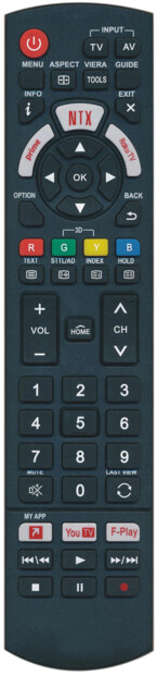 Mando de repuesto Unitronic compatible con televisores Panasonic