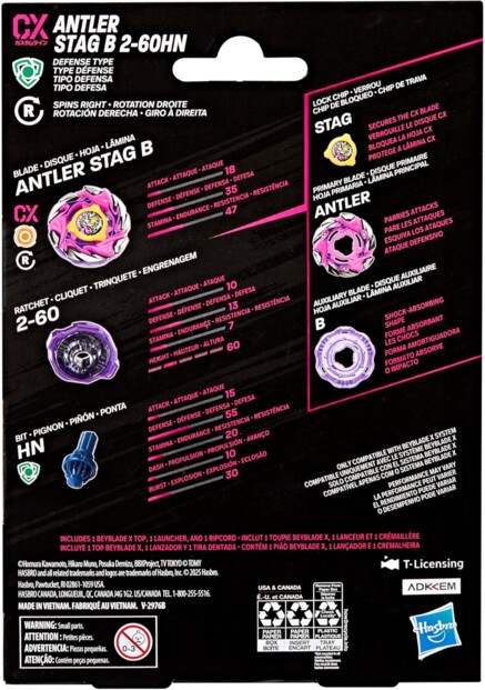 Beyblade Antler Stag: duelos y estrategia en la arena