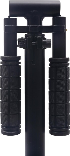 Patinete plegable para adultos con rueda grande, caballete y suspensión