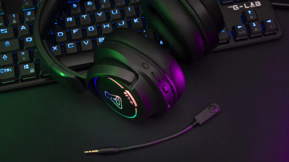 Auriculares gaming inalámbricos The G-Lab KORP IRIDIUM 2,4 GHz y bluetooth