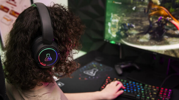 Auriculares gaming inalámbricos The G-Lab KORP IRIDIUM 2,4 GHz y bluetooth