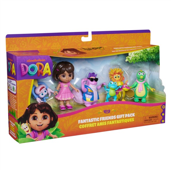 Set regalo Amigos Fantásticos con 5 figuras Dora