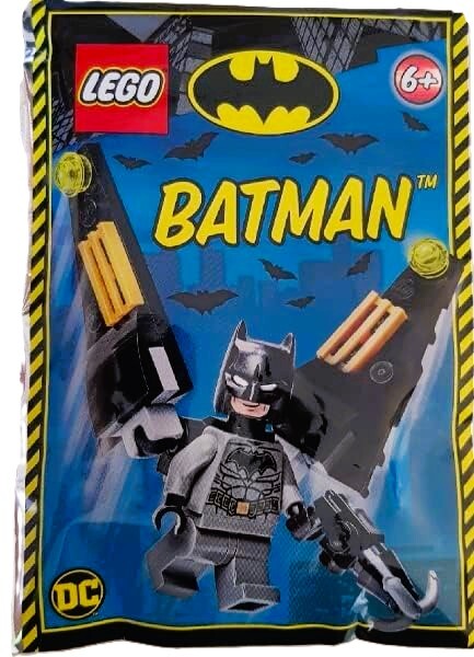 Minifigura Batman Rebirth con jetpack de alas