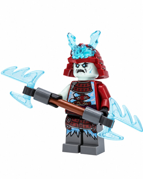 Minifigura NINJAGO Blizzard Samurai 891952 con arma de hielo